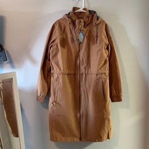 Columbia, trench rain jacket